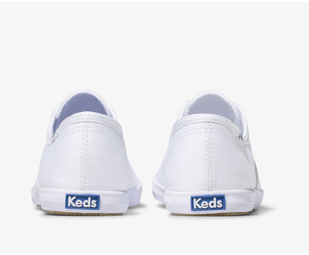 Womens Keds Slip Ons - Chillax Basics - White - 7082-SHALO